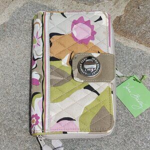 Vera Bradley Turn Lock Wallet in Portobello Road